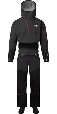2026 Gill Verso Back Zip Drysuit & Con Zip 4805 - Graphite